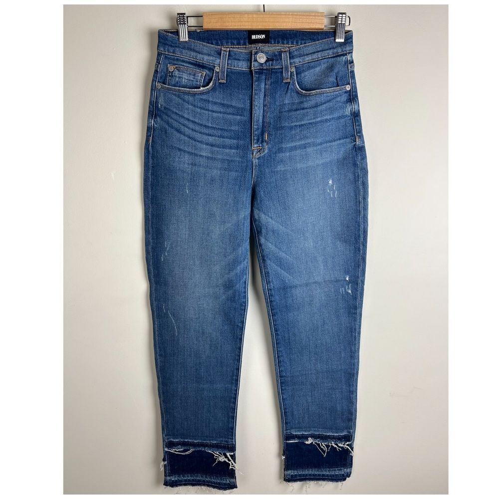 Hudson Jeans | Zoey High Rise Straight Cropped Jeans | 28 - Picture 8 of 16